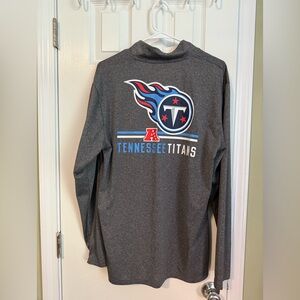 NFL Tennessee Titans grey quarter zip